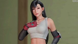 Tifa Lockhart Rides Cock Hard in Steamy Final Fantasy VII Hentai Scene