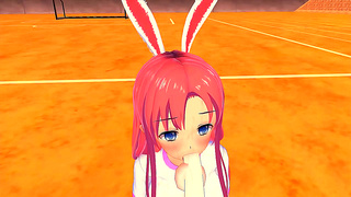 Horny Bunny Girl Rides Soft Dick To Thigh-Slapping Orgasm In Kinky 3D Hentai Fantasy