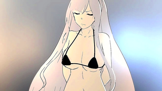 Hentai Anime Babe Shakes Her Juicy Boobs Seductively