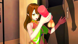 Horny 3D Elf Rides Big Dick To Orgasmic Ejaculation Fantasies