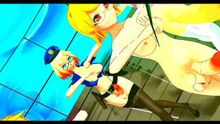Horny Futanari Demon Dances Seductively Before Hungry Anime Couple