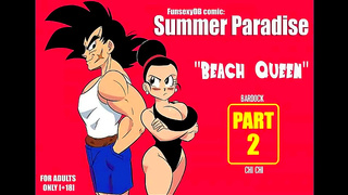 Horny Chi-Chi Gives Intense Blowjob To Bardock In Steamy Anime BQ Scene