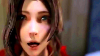 Aerith Gives Seductive Gloryhole Blowjob In Final Fantasy Hentai Animation
