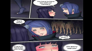Hinata Controlled by Akatsuki for Mind-Bending Gangbang Sex & Blowjob Feast