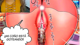 Step Aunt Seduction – Busty Anime Tia Reads Erotic Comic for Your Pleasure