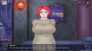 Redheaded Doctor Helps Giant-Busted Anime Patient With Lovecraftian Desires