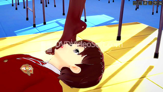 Hentai Fetish Fun – Submissive Student Licks Teacher's Feet For Femdom Pleasure