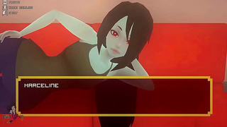 Hentai Vampiress With Big Boobs Plays Sinful 3D Adventure Time Game