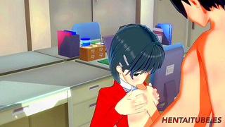 Kirito & Naoha’s Hot 3D Hentai Table Session Ends in Juicy Creampie