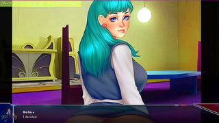 Bulma's Big-Ass Teasing Leads to Intense Dick Rubbing & Ass Job Fun