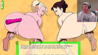 Sakura & Tenten’s BDSM Threesome Adventure in Jikage Rising Anime