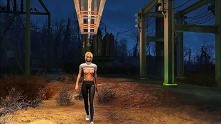 Sexy Blonde Takes Game-Inspired Fashion for Hot 3D Anime Action