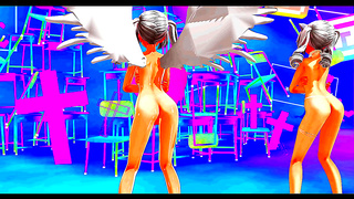 Huge Anaconda Dick Pounds Cartoon Girls In Steamy MMD Futanari Love Scene