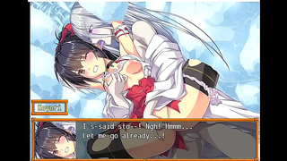 Divine Miko Koyori Part 2 – Anime Goddess Seduces With Passionate Hentai Action