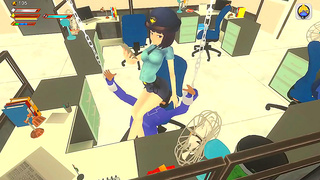 Humiliated Slave Endures Femdom Trampling & Facesitting at Police Station