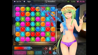 Blonde Goddess Gets Fucked By Monster Girls In Huniepop Uncensored