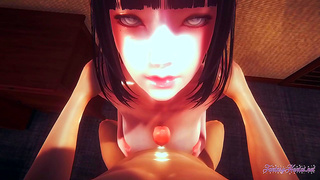 Hinata Gives Naruto a Busty Titjob & Deepthroat Blowjob Before BigDick Fucking