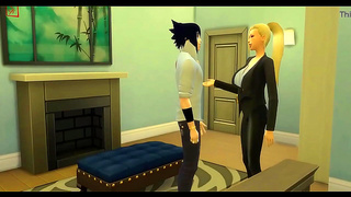Sasuke Cheats With Anal-Loving Ino While Sakura Remains Unaware In Naruto Hentai Drama