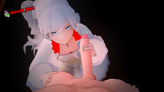 Seductive Wolfie Whispers Seductively for Hot Japanese ASMR Blowjob Session