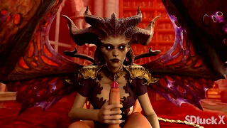 Solani's Seductive 3D Anime Adventures Continue With Intense Cocksucking Orgasms