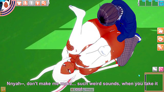 Big-Titted Anime Babe Gives Paizuri In A Sexy Game Scene With Creamy Finish