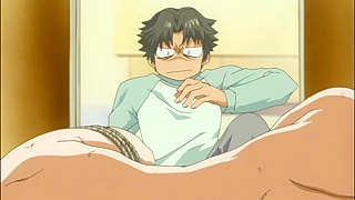 Gay Hentai - Sensitive Pornograph - Gay dude finds a tied up twink and has gay sex with him