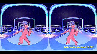 Suisei Dances Naked in VR180 MMD – Hot Hololive 3D Hentai Fantasy