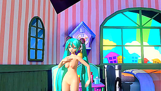 Miku’s Dreamy Uncensored Performance in Hatsune HoloPoe Visual Overhaul