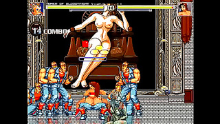 Mugen Blaze Overwhelmed in Wild Hentai Gang Bang Frenzy