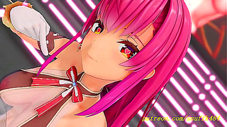 noVR mmd Marine Dance 3d hololive Hentai