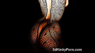 3D Kinky Babes in Latex!