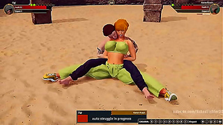 Gigi VS Karen Krash (Naked Fighter 3D)