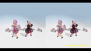 vr180 aqason mmd 3d dance