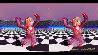 vr180 uimm mmd 3d dance