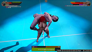 Luna VS Ruby (Naked Fighter 3D)