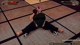 Lord Jerle VS BOLDA the BEAST (Naked Fighter 3D)