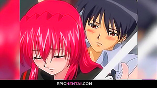 Tsundere stepsister Hitomi fucking - hentai porn
