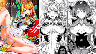 My Doujin Shop - Buxom Video Game Vixens Get Fucked Hard Xenoblade Chronicles 2 Hentai