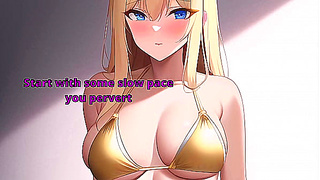 Hentai JOI - Can You Last 10 Minutes? (Femdom) [Stroke to the beat]