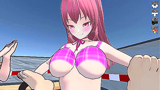 HENTAI Anime my game scene sub mail kick ball