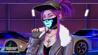 [MMD] EXID - Pink Hot Ahri Seraphine Akali Hot Kpop Dance League of Legends KDA Hentai