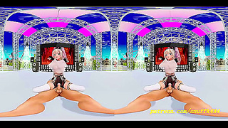 VR180 mmd Iroha Sex Dance 3d hololive Hentai