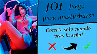 JOI hentai (interactive) - Edge and ruined orgasm
