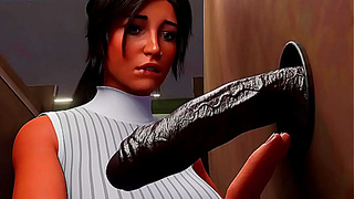 Croft Adventures 03 Developed By Pix DES - BBC Glory Hole Busty Slut BBC Blowjob