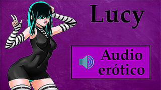 JOI hentai with Lucy Sex on the first date