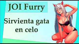 JOI Furry hentai Maid maid in heat