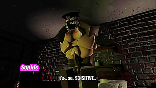 Headless Roblox Girl gets STRETCHED at a halloween party