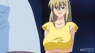 Obsessed with My Step Mom’s Huge Tits in This Dirty Hentai Uncensored Scene