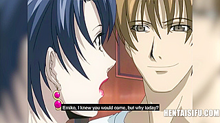 MILF Stepson fucks his horny stepparent while her partner watches jealously - Hentai Eng Sub