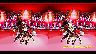 NoeMaru Dances Sensually in VR180 MMD HoloLive Fantasy World